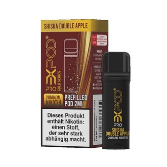 EXPOD Pro POD - Gold Series - Shisha Double Apple 20mg/ml, ca. 600 Züge