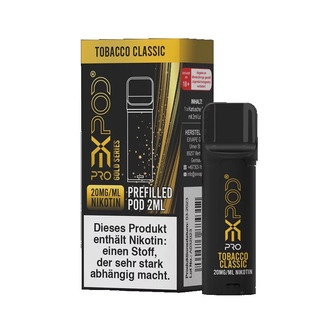 EXPOD Pro POD - Gold Series - Tobacco Classic 20mg/ml, ca. 600 Züge