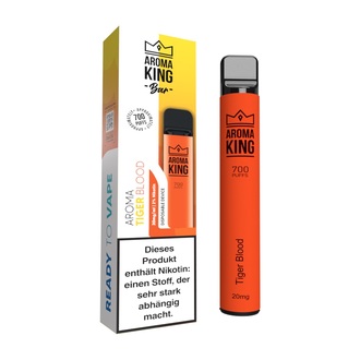 AROMA KING Einweg-E-Zigarette Tiger Blood 20mg/ml ca. 700 Züge