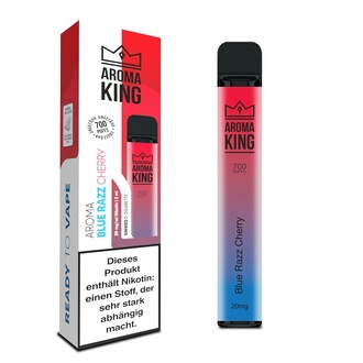 AROMA KING Einweg-E-Zigarette Blue Razz Cherry 20mg/ml ca. 700 Züge