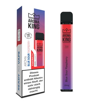 AROMA KING Einweg-E-Zigarette Blue Sour Raspberry 20mg/ml ca. 700 Züge