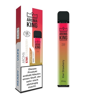 AROMA KING Einweg-E-Zigarette Kiwi Strawberry 20mg/ml ca. 700 Züge