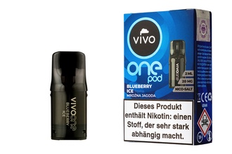 VIVO One Pod Blueberry Ice 20mg/ml, 2ml, ca. 700 Züge