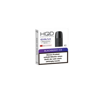 2x HQD Cirak Pod Blackberry Ice 18mg/ml ca 600 Züge/Pod