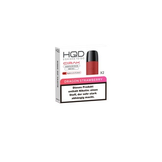 2x HQD Cirak Pod Dragon Strawberry 18mg/ml ca 600 Züge/Pod