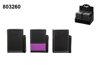 Angelo Cigarette Box PU with Lighter Case 20pcs.