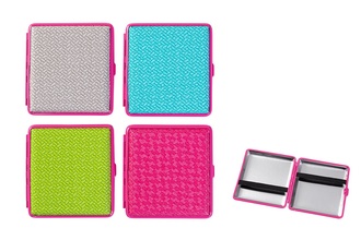 Cigarette case with rubber, 4 colors