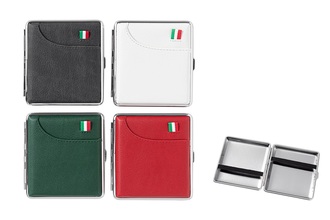 Cigarette case with rubber, 4 colors