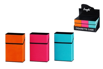 Angelo Cigarette Push Box Plastic, assorted colors