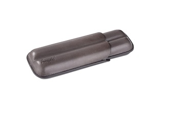 Angelo Cigar Case grey 2pcs, 160mm/25mm, Giftbox