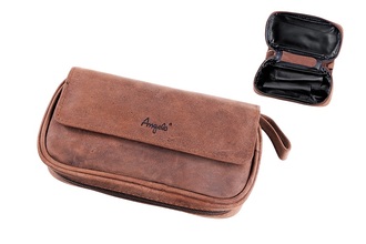 Angelo Pipe Bag leather/2pcs goat Brown