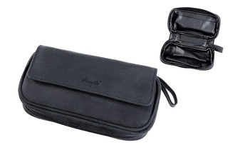 Angelo Pipe Bag leather/2pcs goat Black