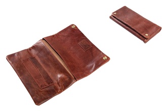 Angelo Tobacco pouch KAV-01 brown, 16cm