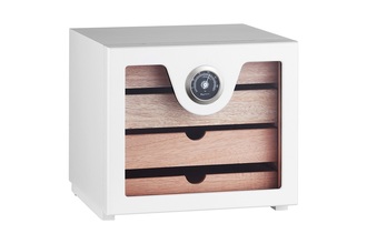 Anelo Humidor Cabinett white 24,5x23x22cm