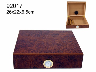 Angelo Humidor rootwood Design 26x22x6,5cm