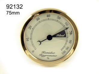 Hygrometer Gold 75mm