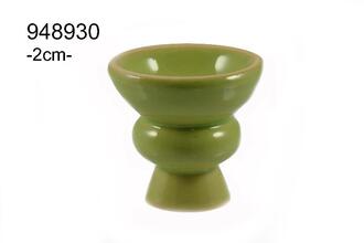 Shisha Ceramic bowl, green 2cm