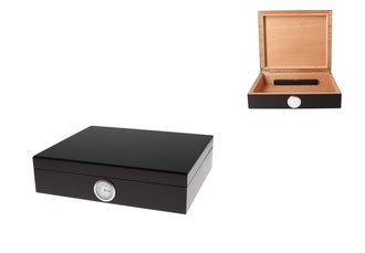 Germanus Humidor Movel schwarz 26x22,3x6,2cm