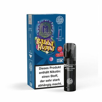 187 Strassenbande Pod Babba Huppa Bubblegum Himbeere 20mg/ml ca.600 Züge  