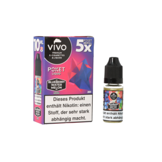 VIVO Poket SALT Liquid Blueberry Watermelon 20mg 10ml