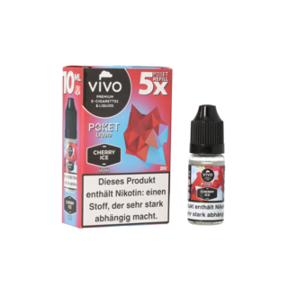 VIVO Poket SALT Liquid Cherry Ice 20mg 10ml