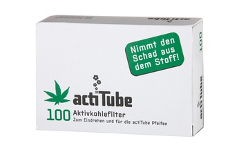 Acti Tube 8mm Filter Regular 100pc