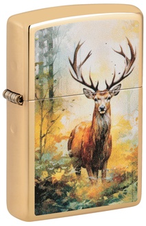 Zippo 60007254 Watercolor Deer Design