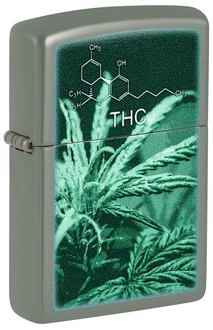 Zippo 60007257 THC Cannabis Design