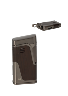 Winjet lighter 2x Jet anthracite with wood grain and drill Ø 0.6cm