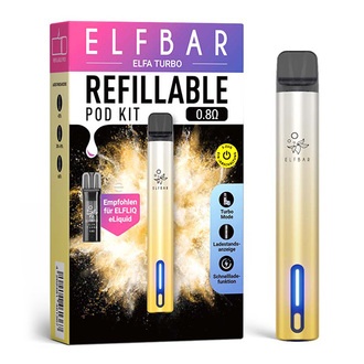 ELFBAR ELFA Turbo Basisgerät POD KIT aurora gold