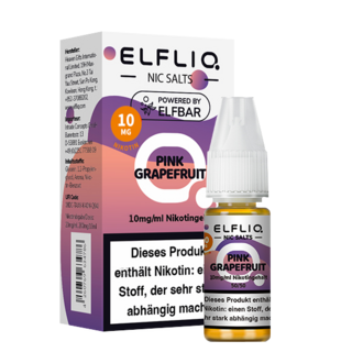 ELFBAR Elfliq 10mg SALT Liquid Pink Grapefruit 10ml