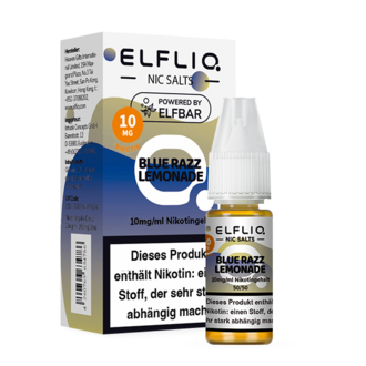 ELFBAR Elfliq 10mg SALT Liquid Blue Razz Lemonade 10ml