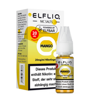 ELFBAR Elfliq 20mg SALT Liquid Mango 10ml