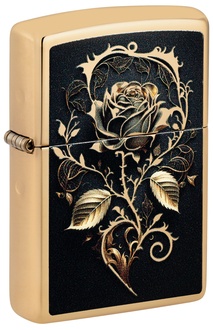 ZIPPO 60007382 254B Golden Rose Design