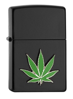 ZIPPO 2008025 218 Cannabis Leaf