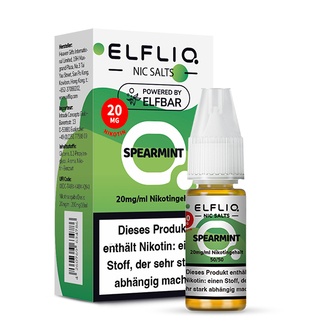 ELFBAR Elfliq SALT Liquid 20mg Spearmint 10ml